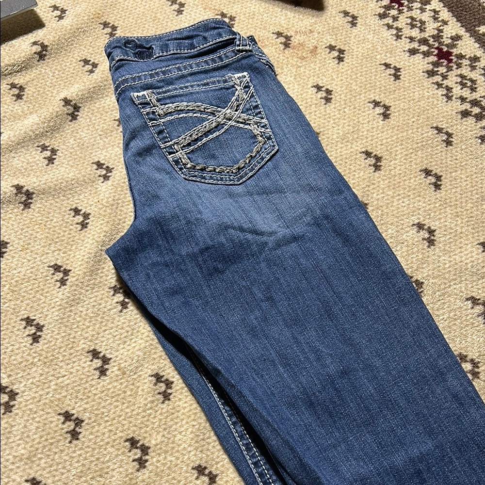 Ariat Blue Boot Cut Jeans Classic Style